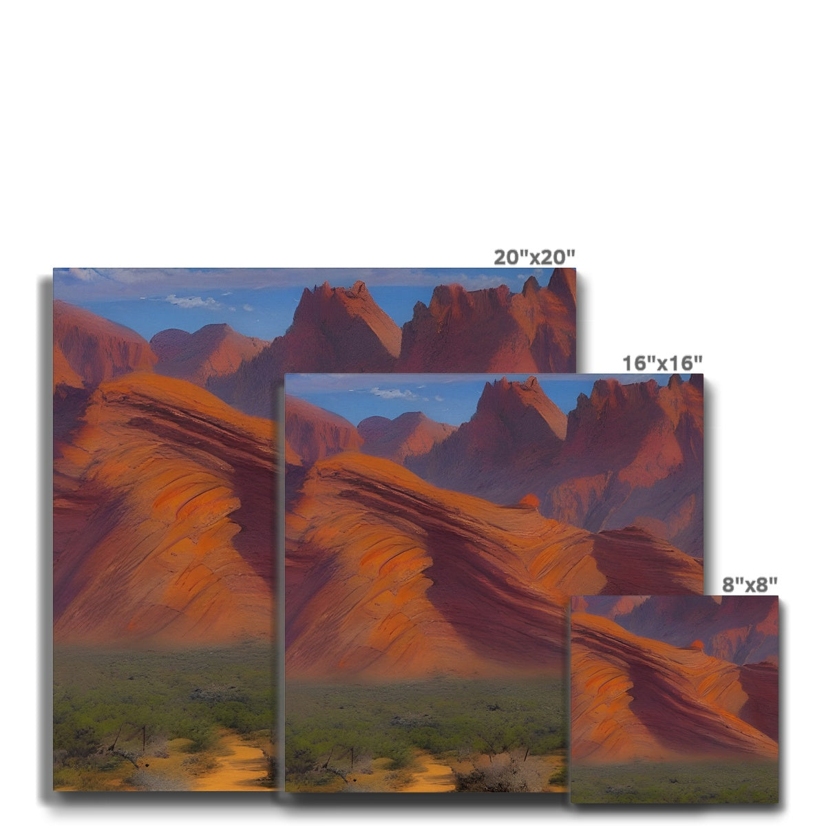 Desert Mountains Eco Canvas Prodigi