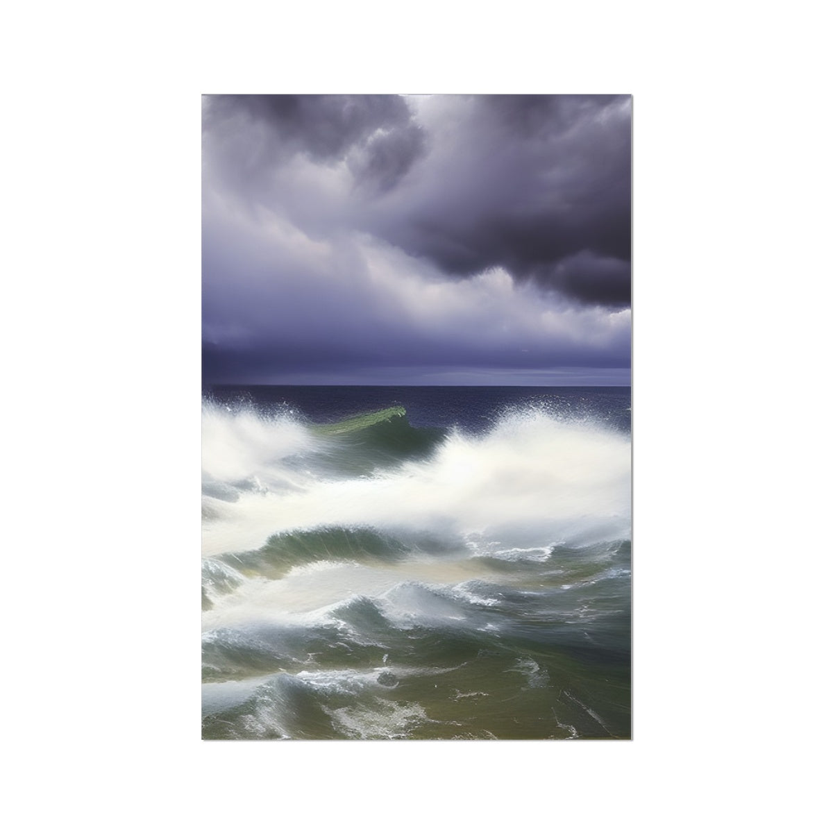 Stormy Sea Fine Art Print Prodigi