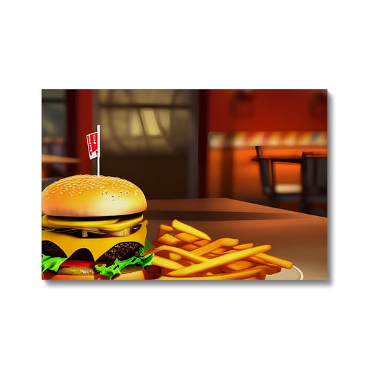 Burger & Fries Combo Eco Canvas Prodigi