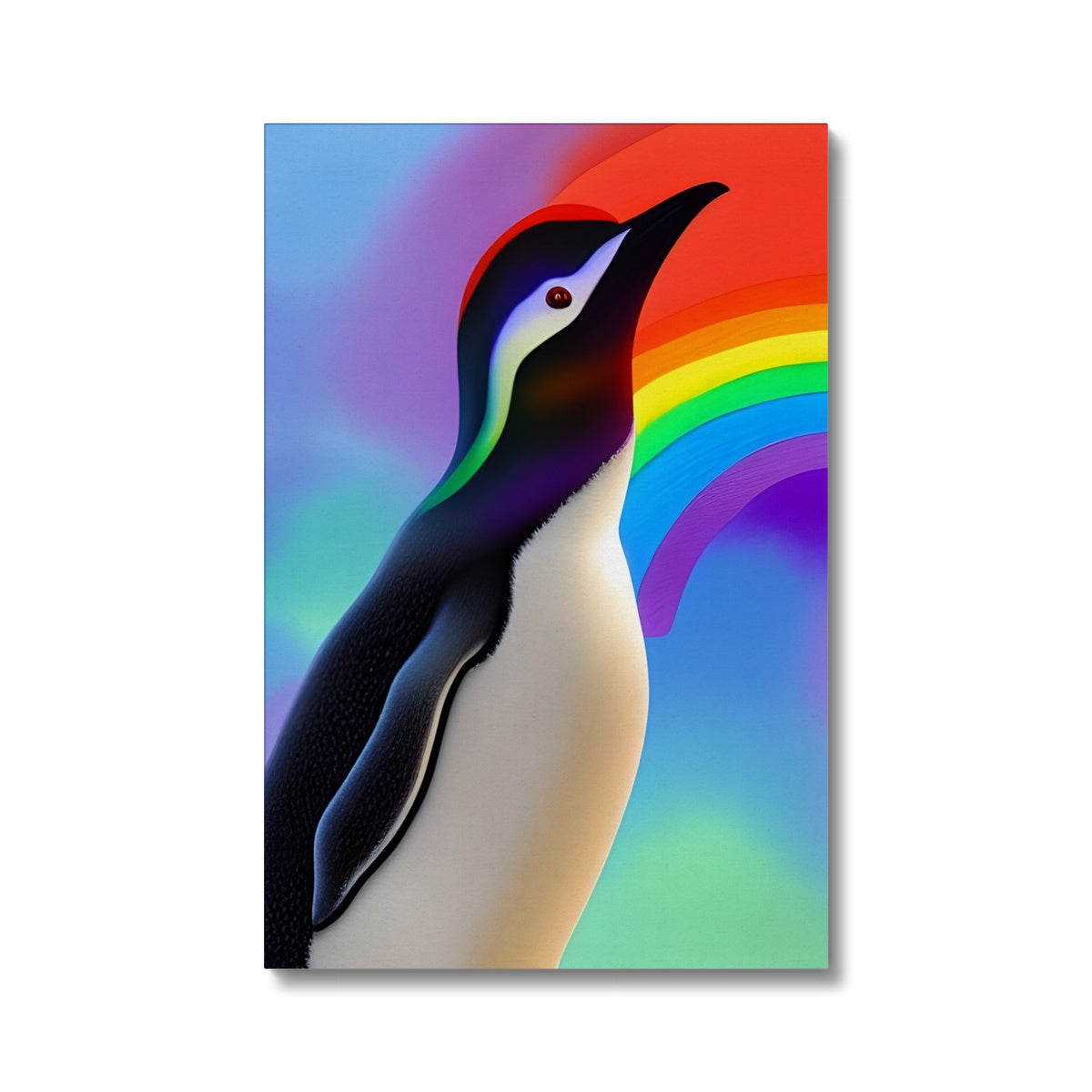 Rainbow Penguin Eco Canvas Prodigi