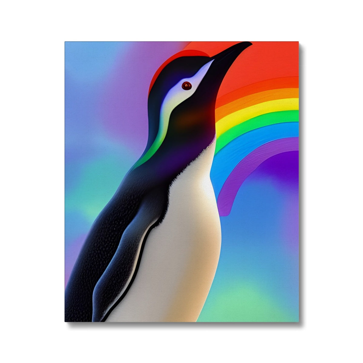 Rainbow Penguin Canvas Prodigi