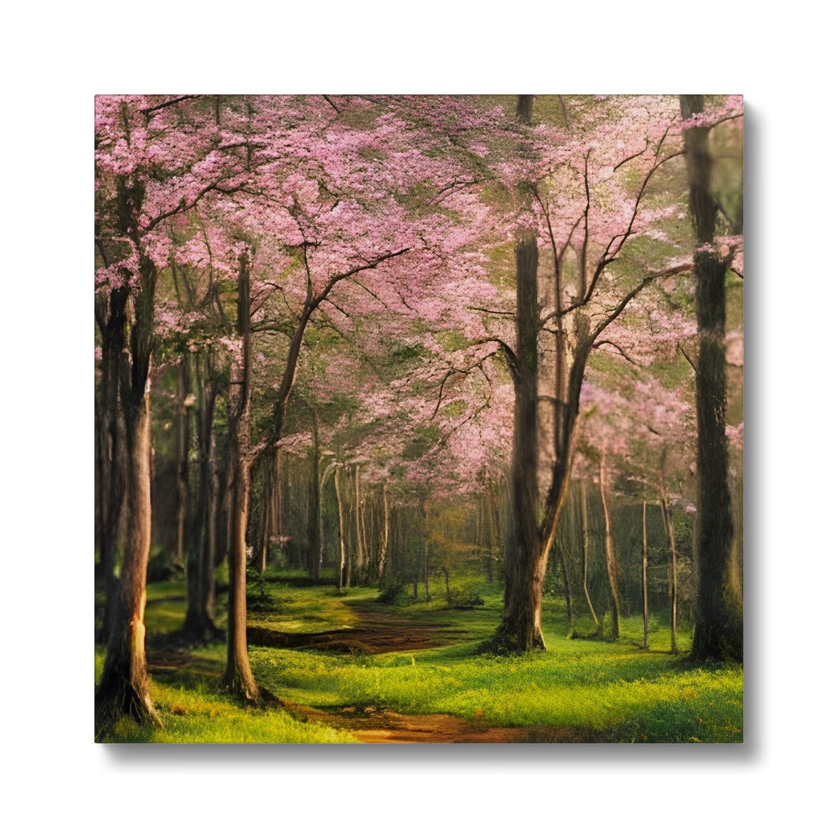 Cherry Blossom in a Forest Eco Canvas Prodigi