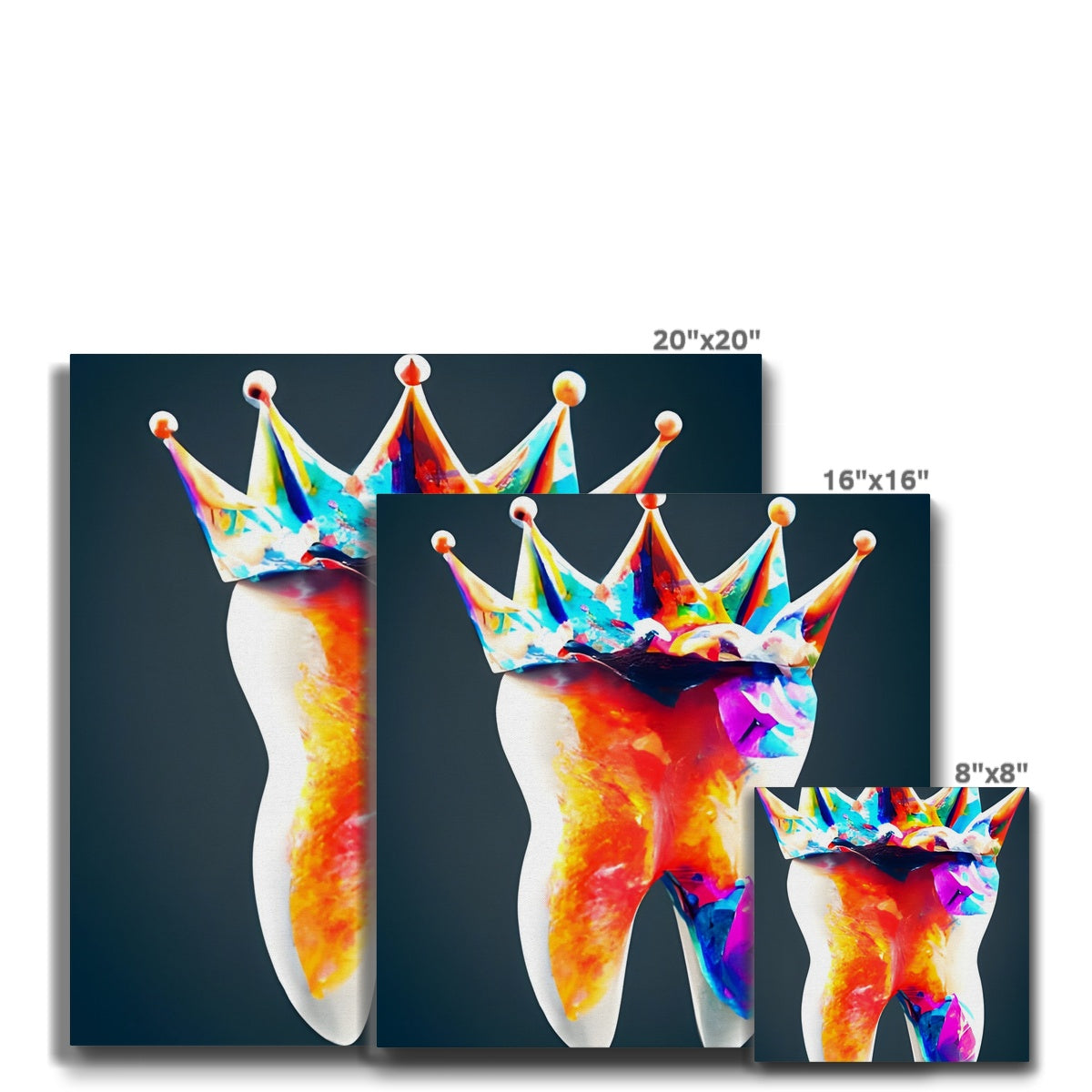 King Crystal Tooth Eco Canvas Prodigi