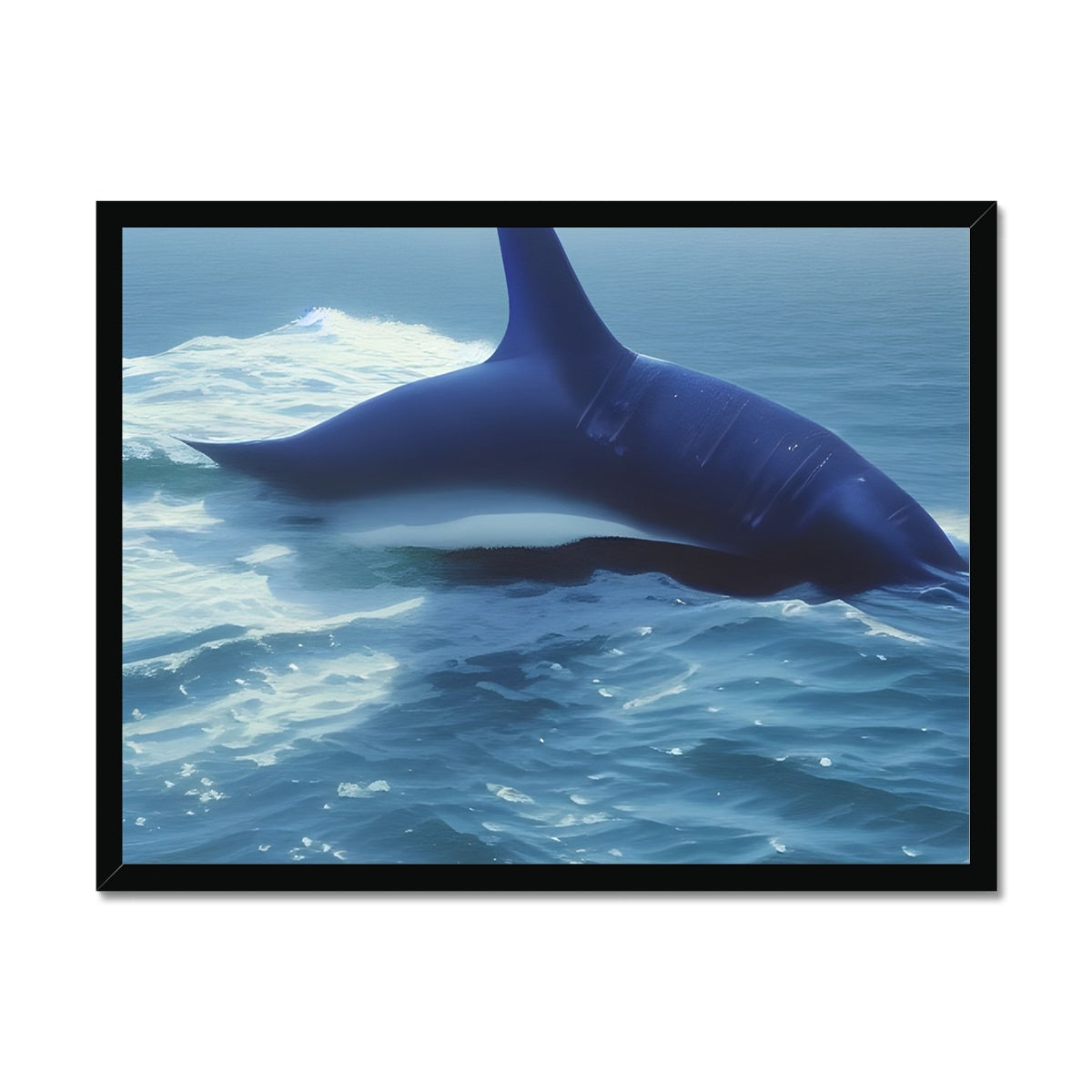 Fluke In The Ocean Framed Print Prodigi