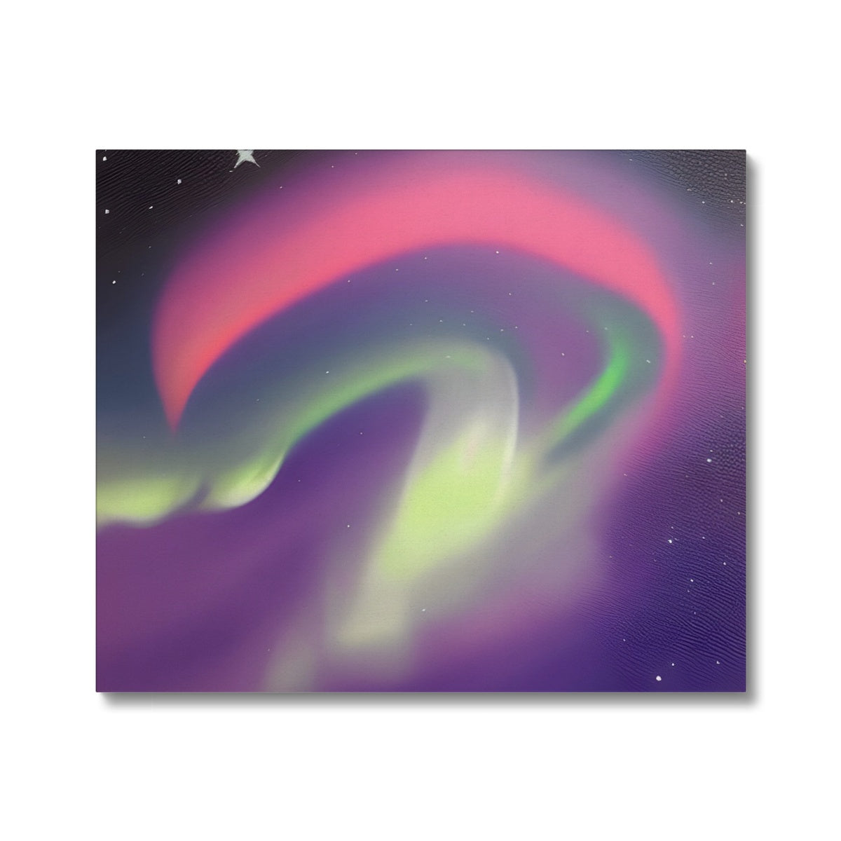 Multicolor Aurora Waves Canvas Prodigi