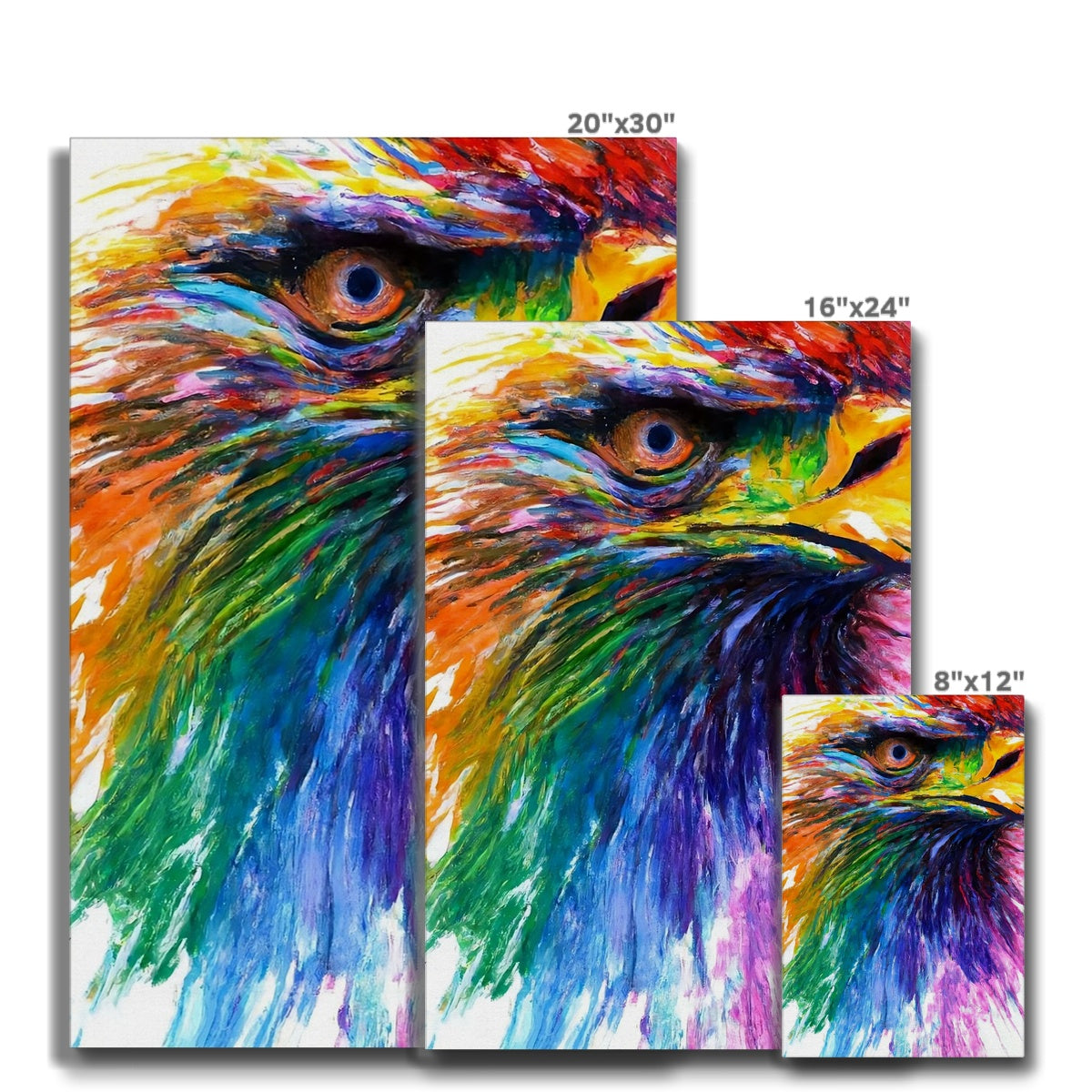 Rainbow Eagle Eco Canvas Prodigi