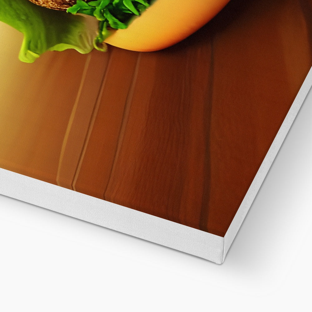 Burger Highlight Canvas Prodigi