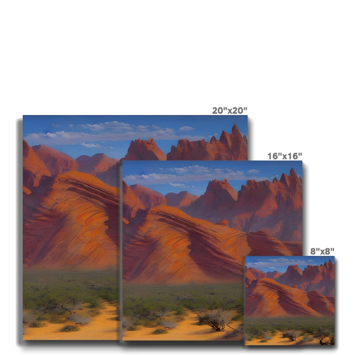 Desert Mountains Eco Canvas Prodigi