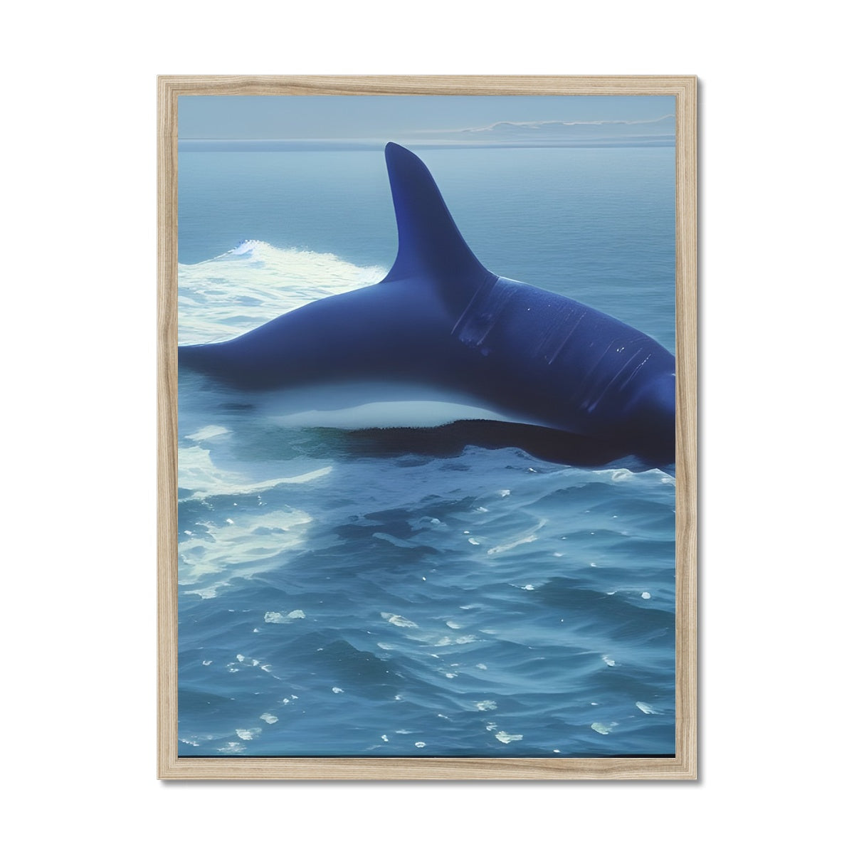 Fluke In The Ocean Framed Print Prodigi