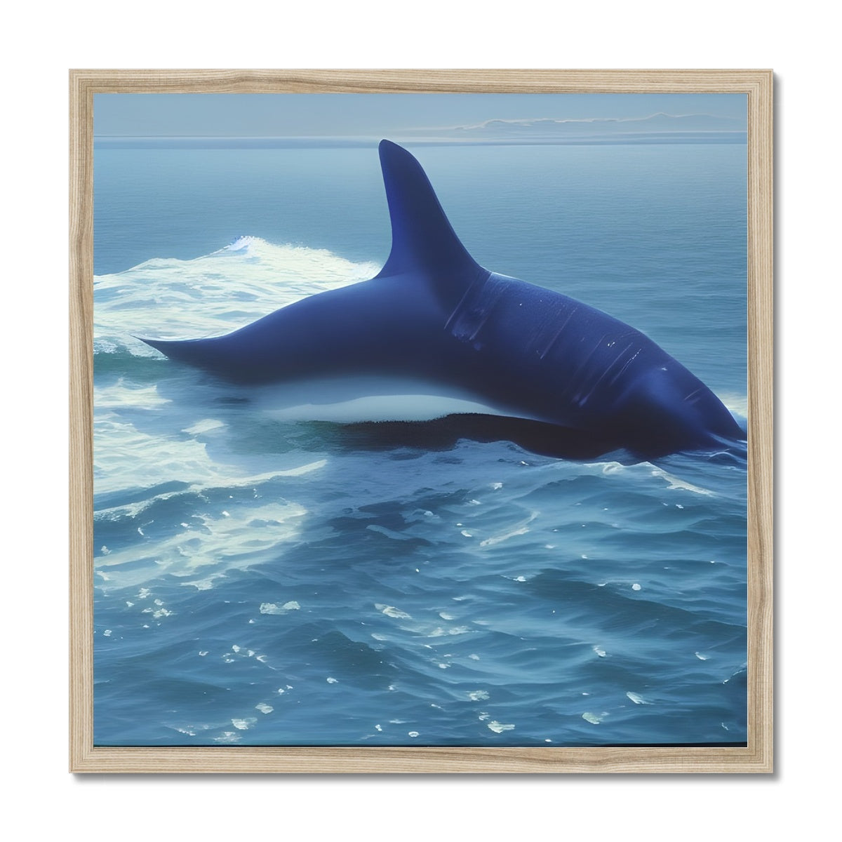 Fluke In The Ocean Framed Print Prodigi