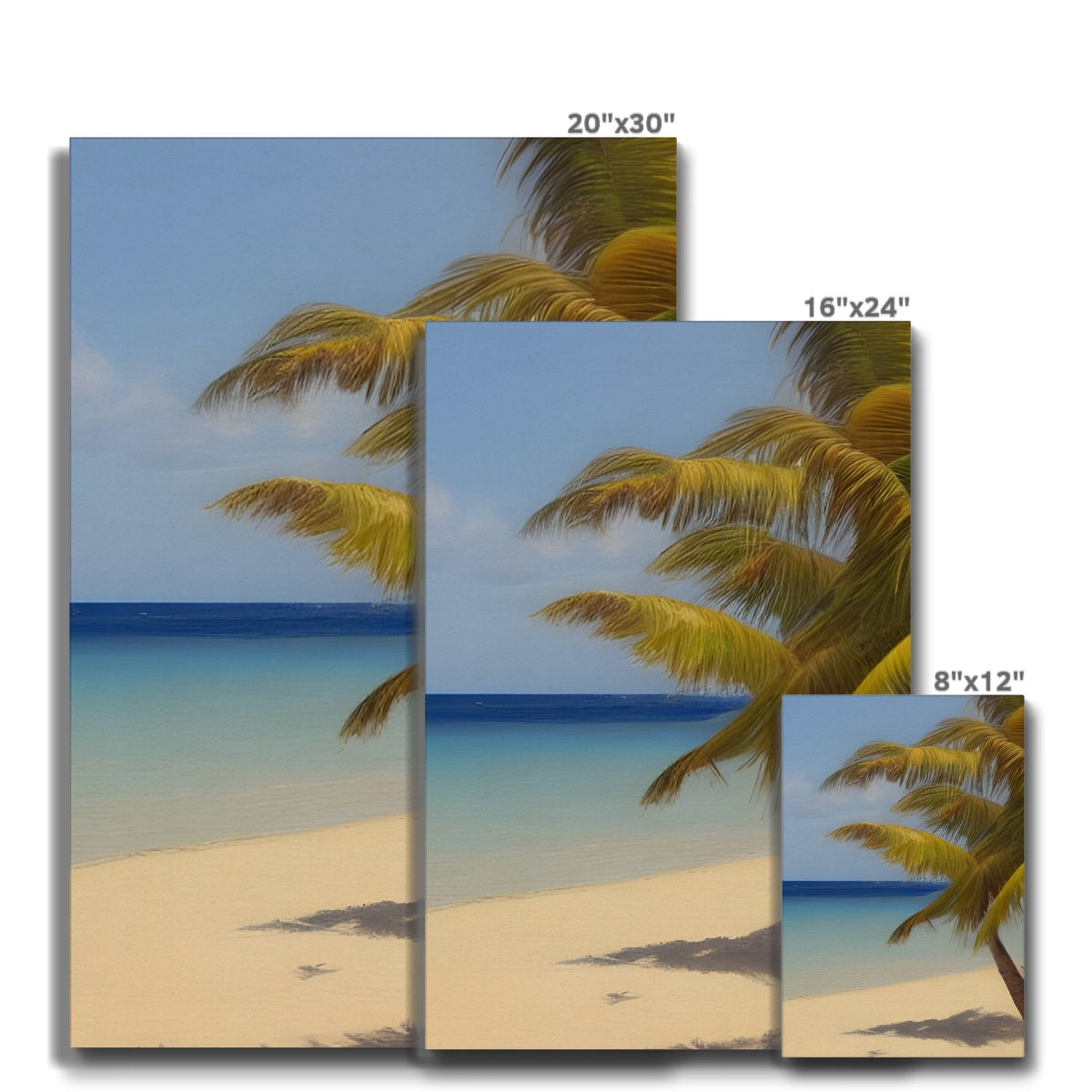 Calm Palm Beach Eco Canvas Prodigi