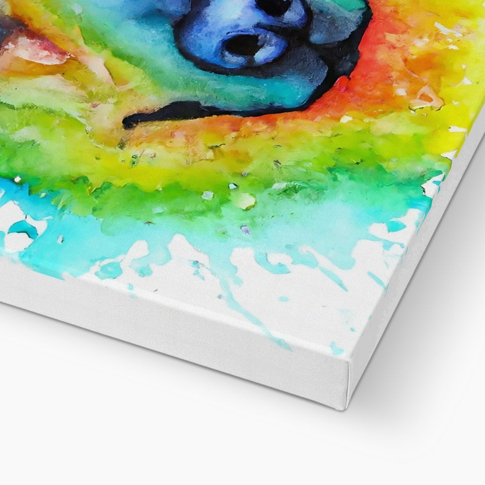 Rainbow Shepherd Dog  Eco Canvas Prodigi