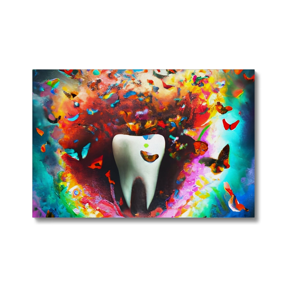 Tooth in Butterfly Storm Eco Canvas Prodigi