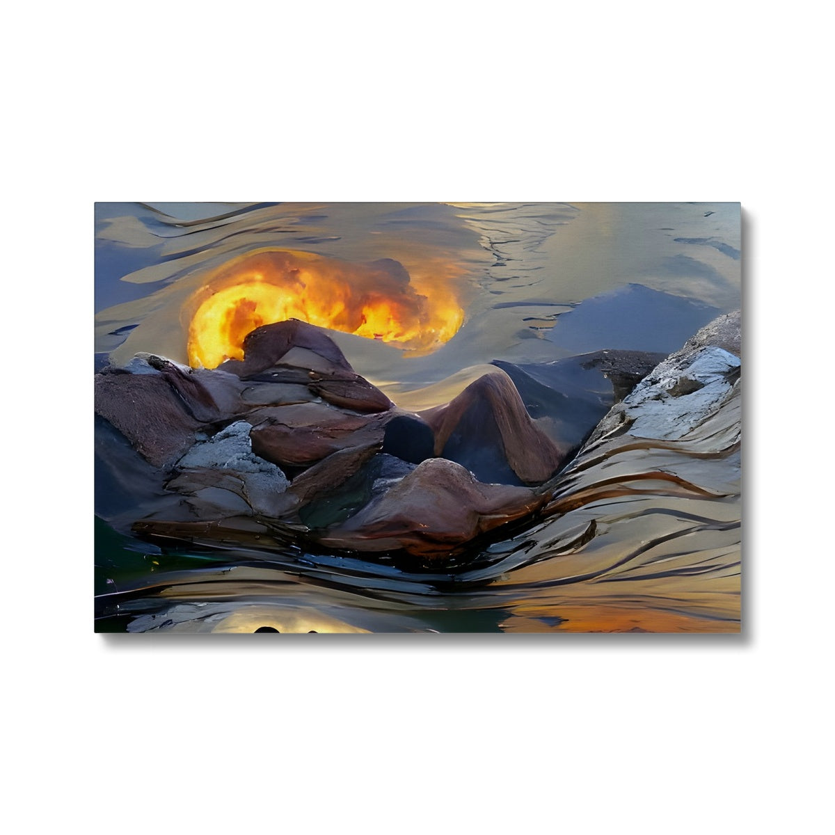 Mountains at Sunset Eco Canvas Prodigi