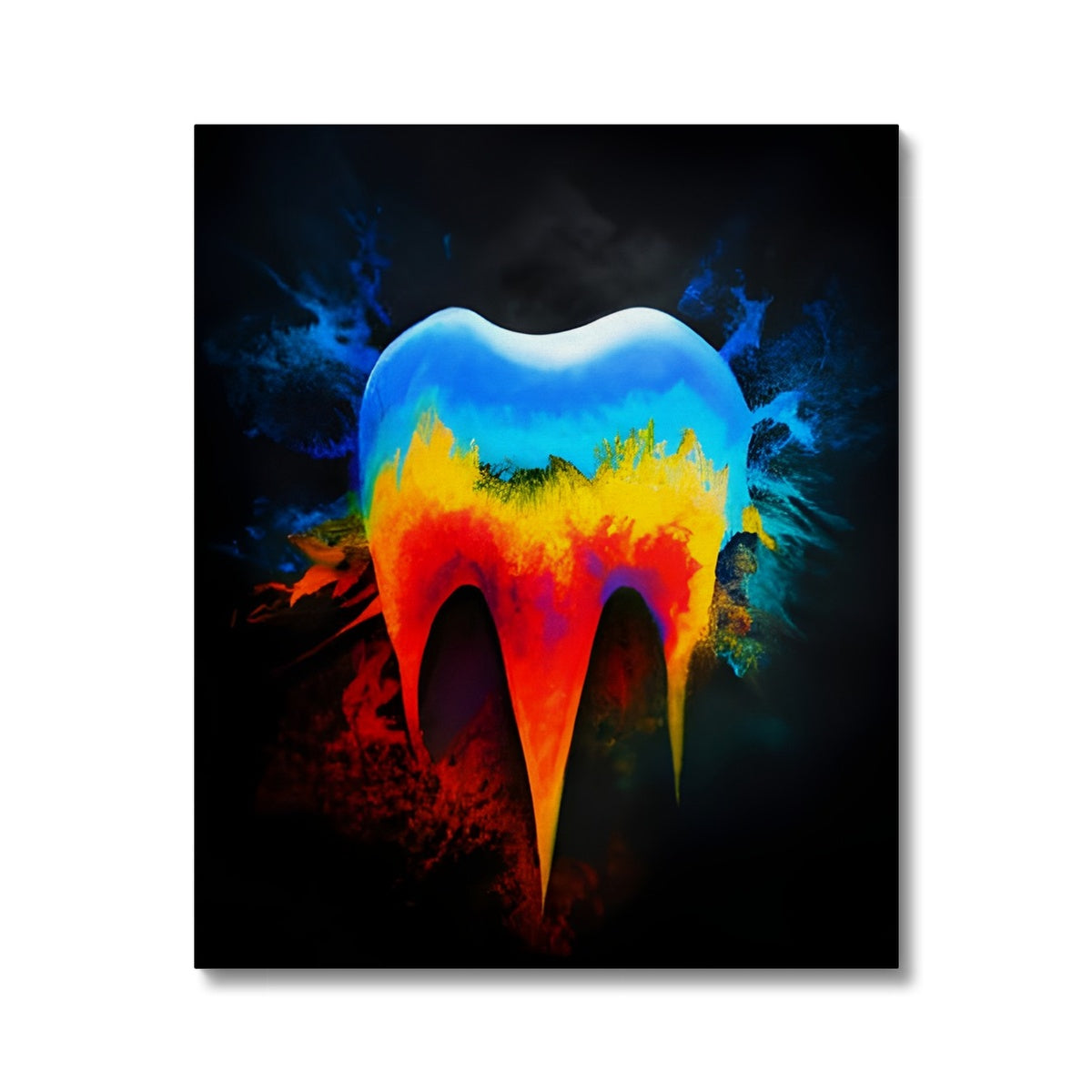 Hot to Cold Tooth Canvas Prodigi