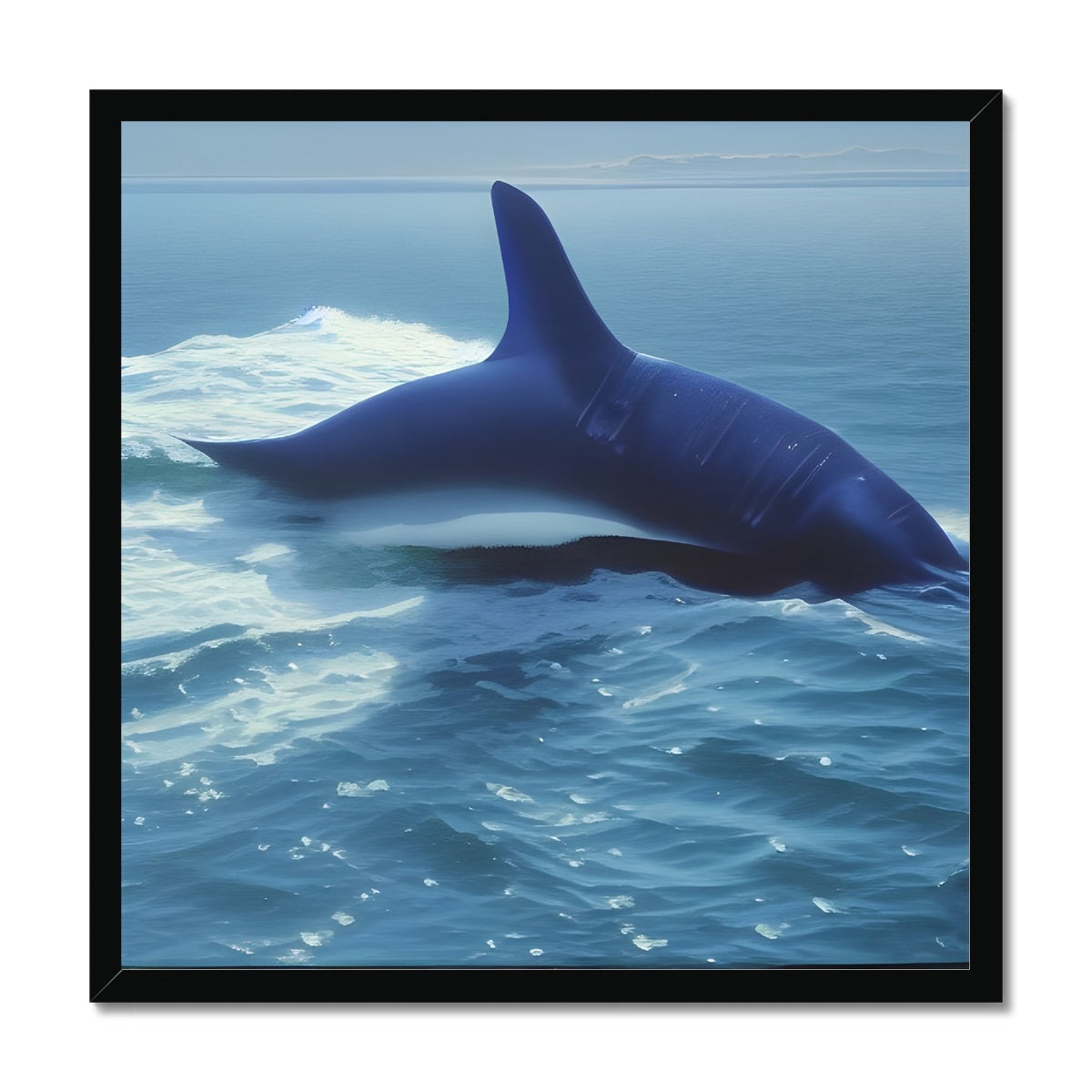 Fluke In The Ocean Framed Print Prodigi