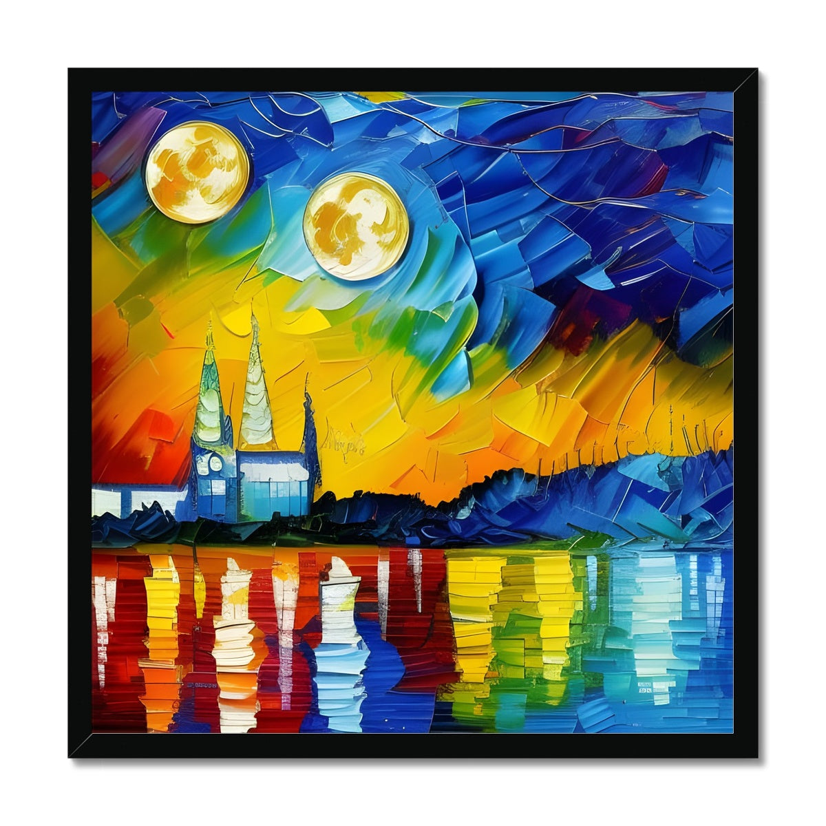 Second Moon Framed Print Prodigi