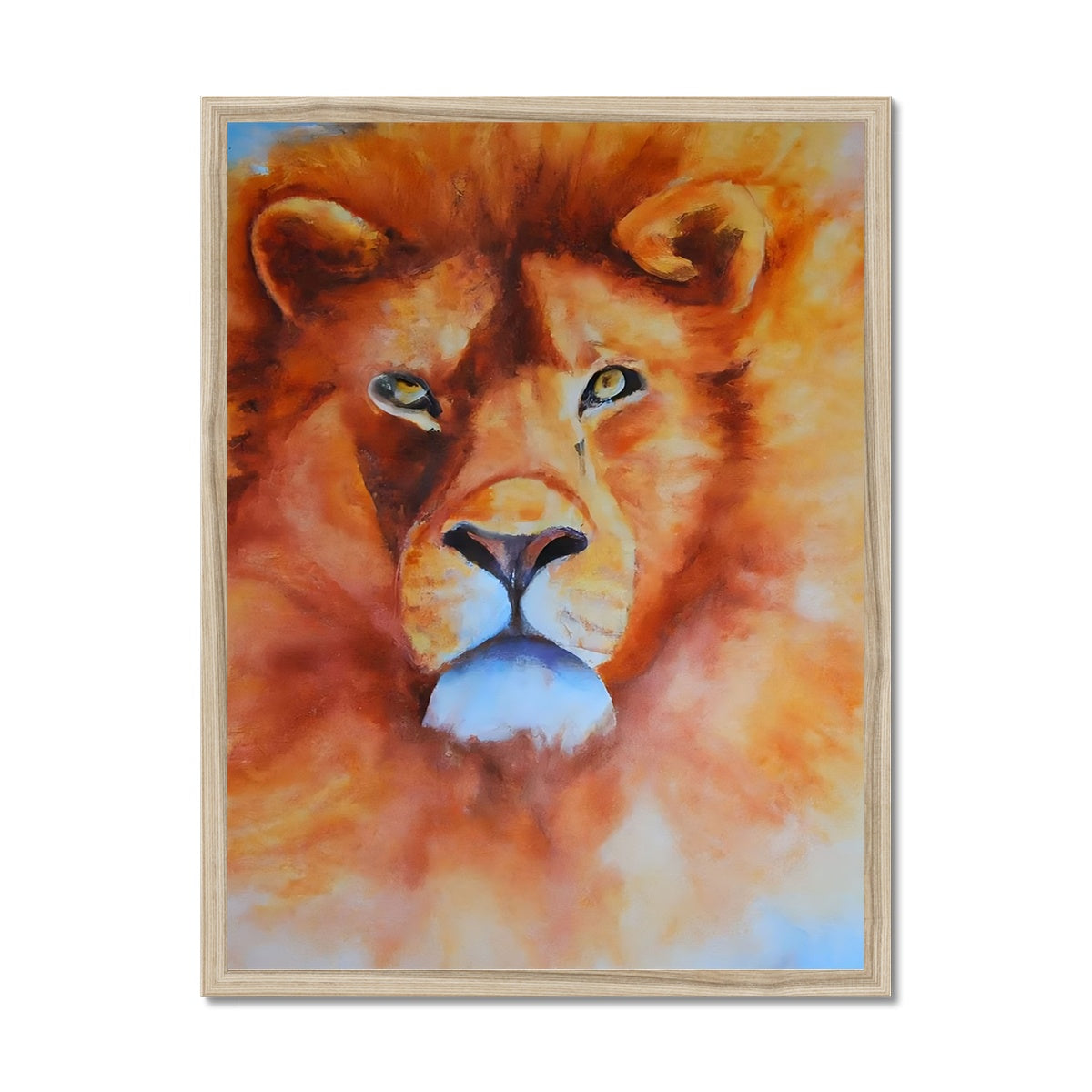 Majestic Lion Framed Print Prodigi