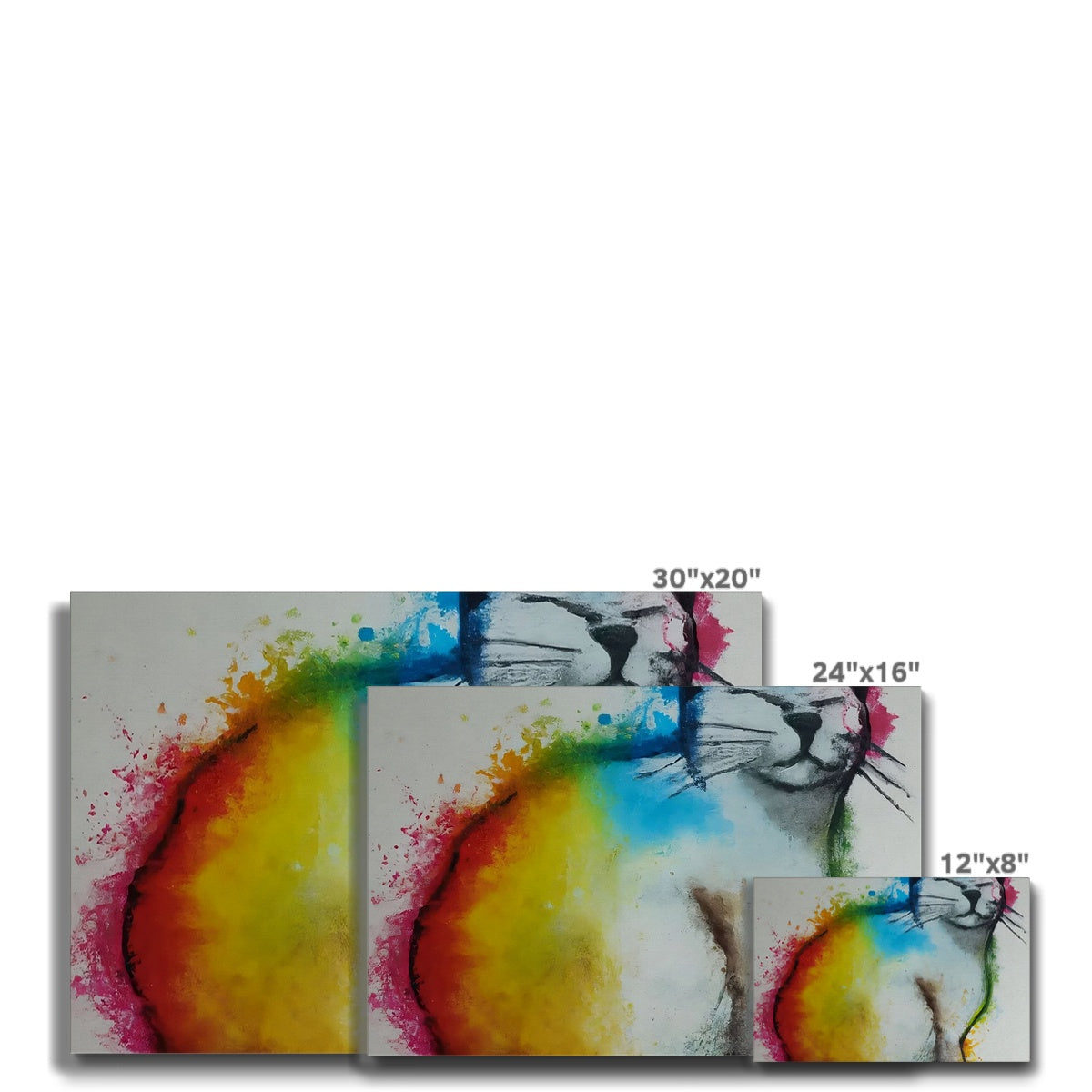 Rainbow Cat Eco Canvas Prodigi