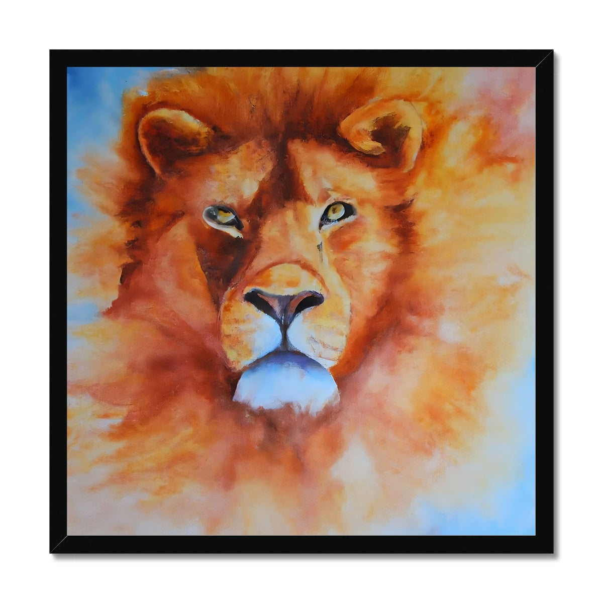 Majestic Lion Framed Print Prodigi