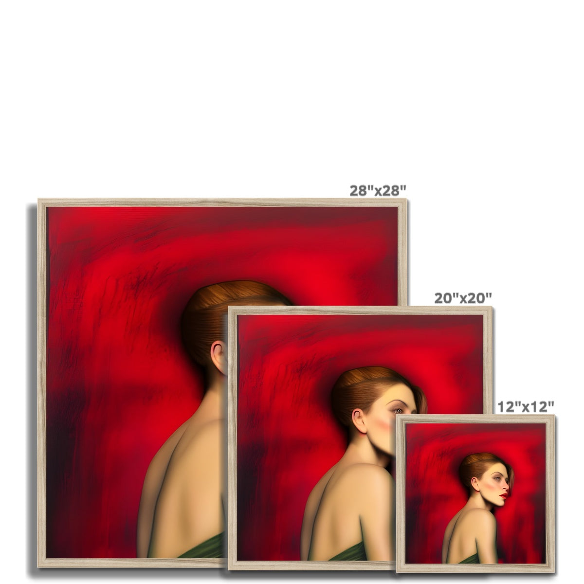 Red Temptation Framed Print Prodigi