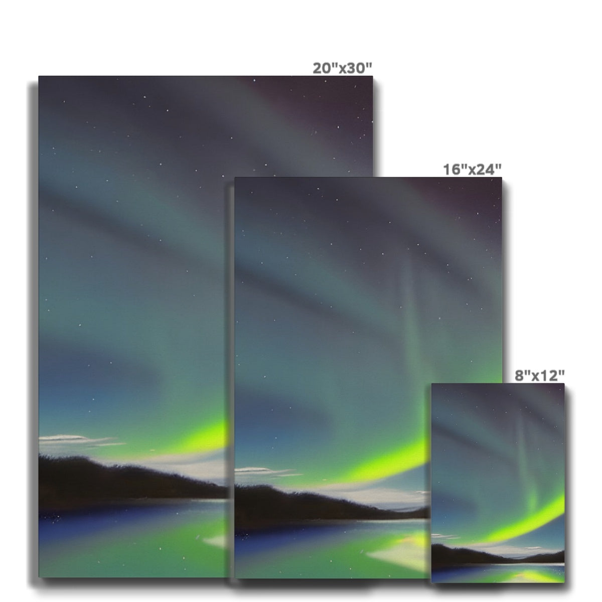 Aurora At Night Eco Canvas Prodigi