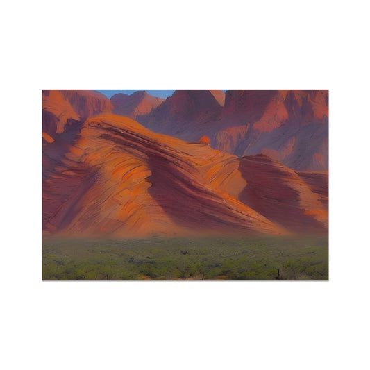 Desert Mountains Fine Art Print Prodigi