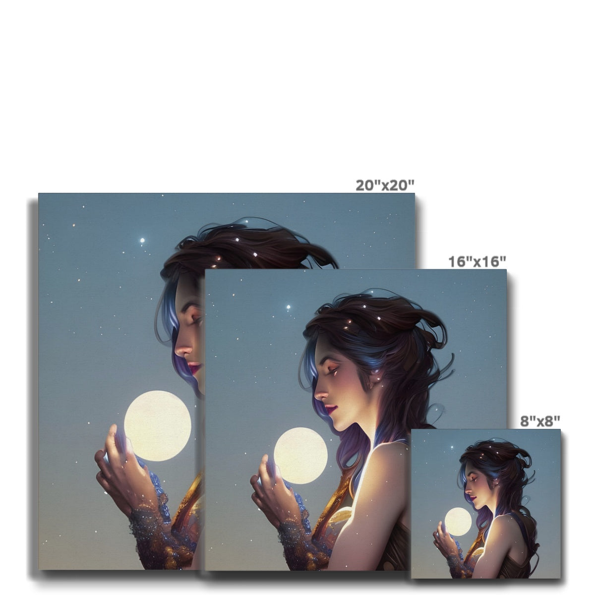 Moon in your Hands Eco Canvas Prodigi