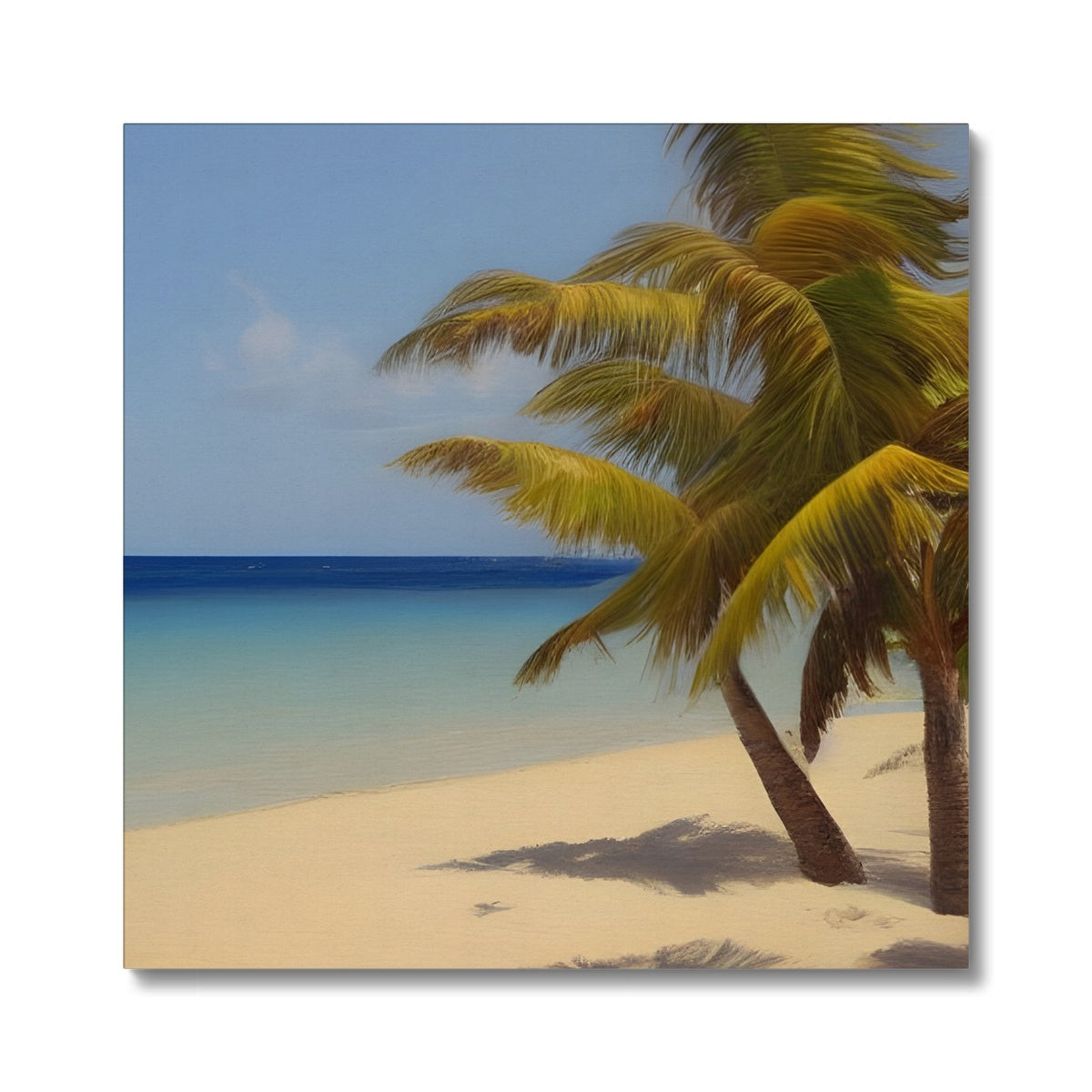 Calm Palm Beach Canvas Prodigi