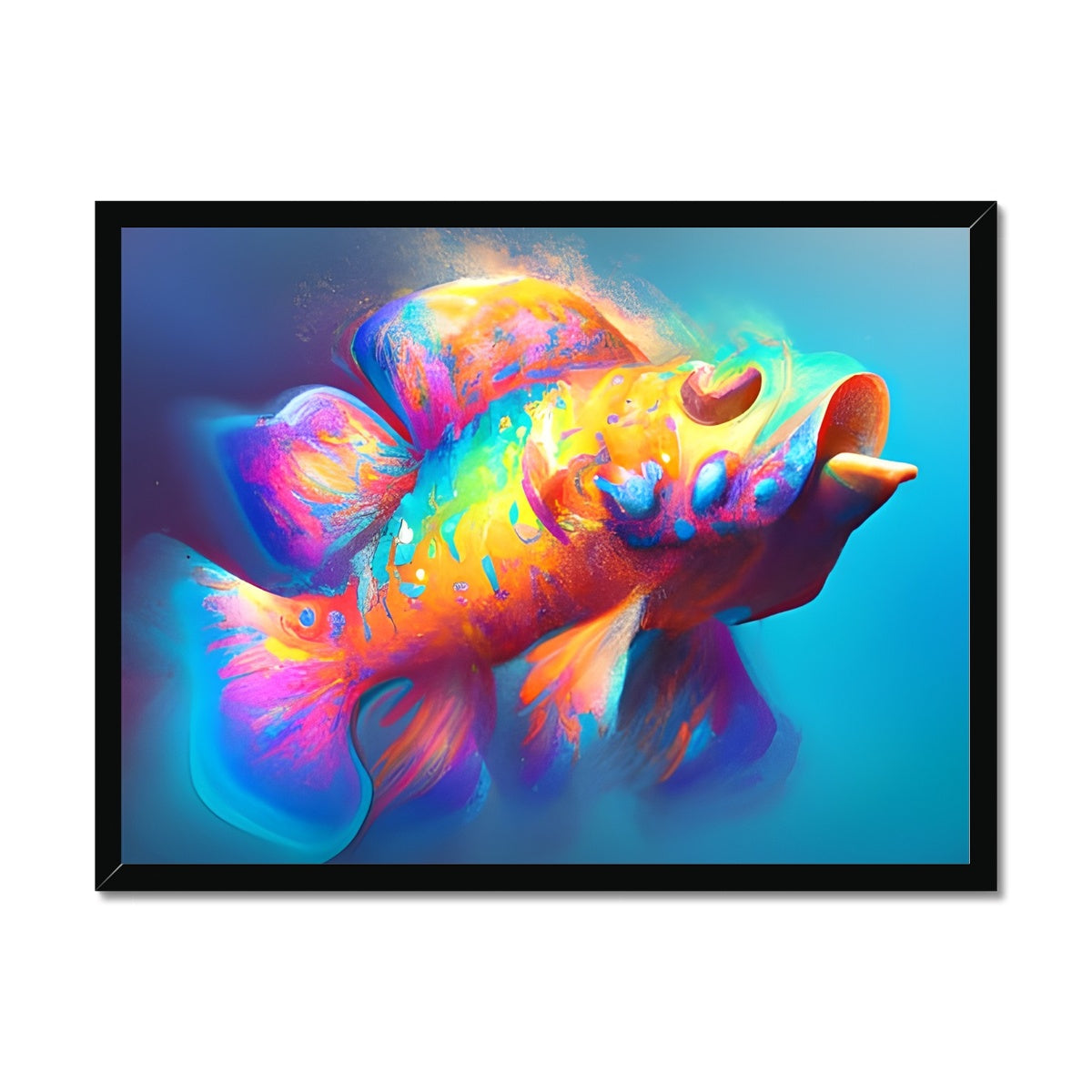 Big ol' Fish Framed Print Prodigi