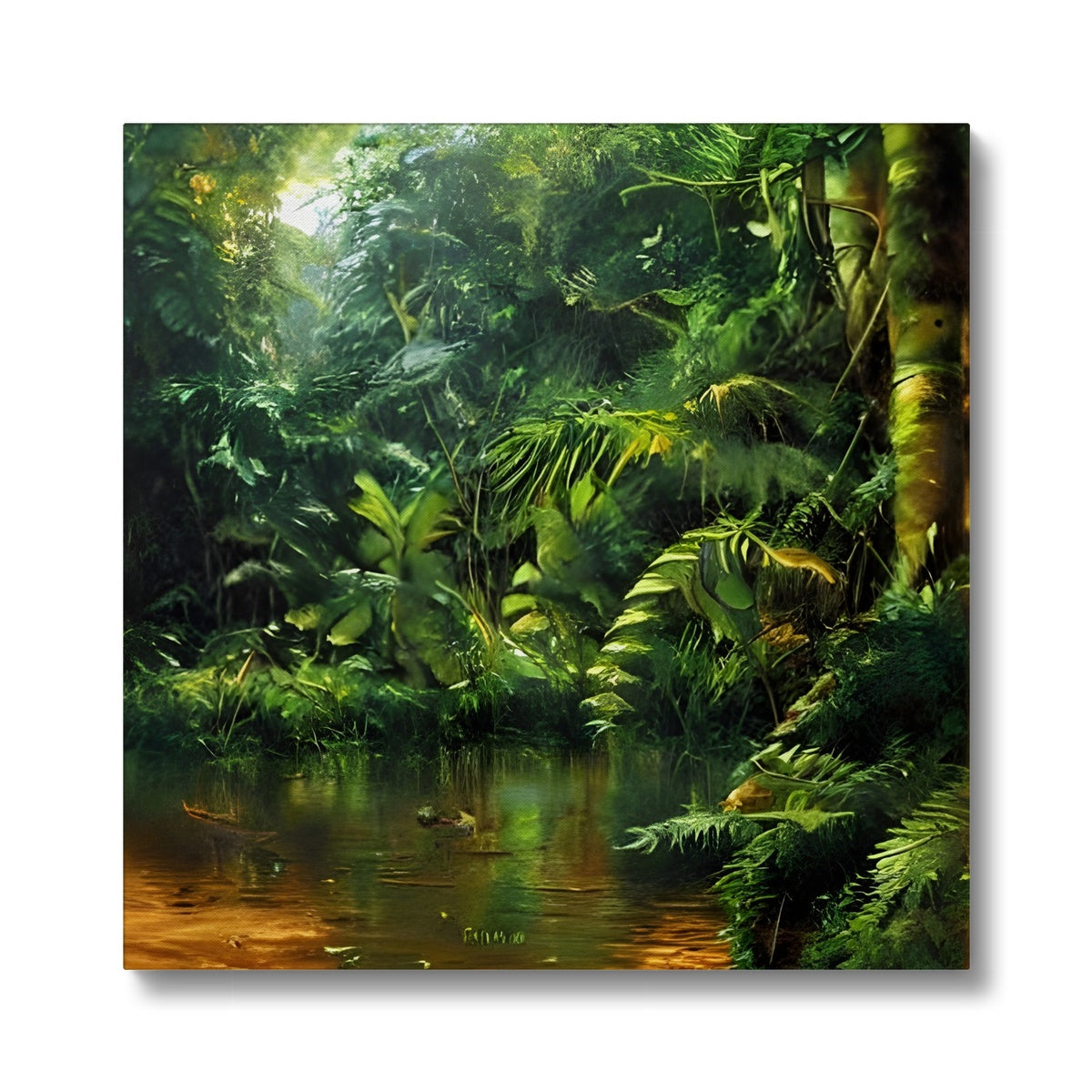 Small Puddle in the Forest Eco Canvas Prodigi