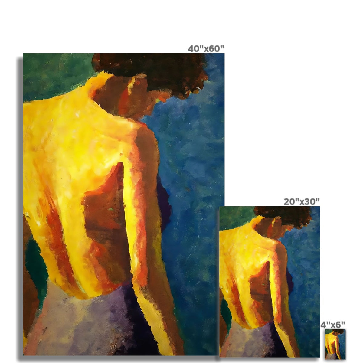 Women's Back Fine Art Print Prodigi