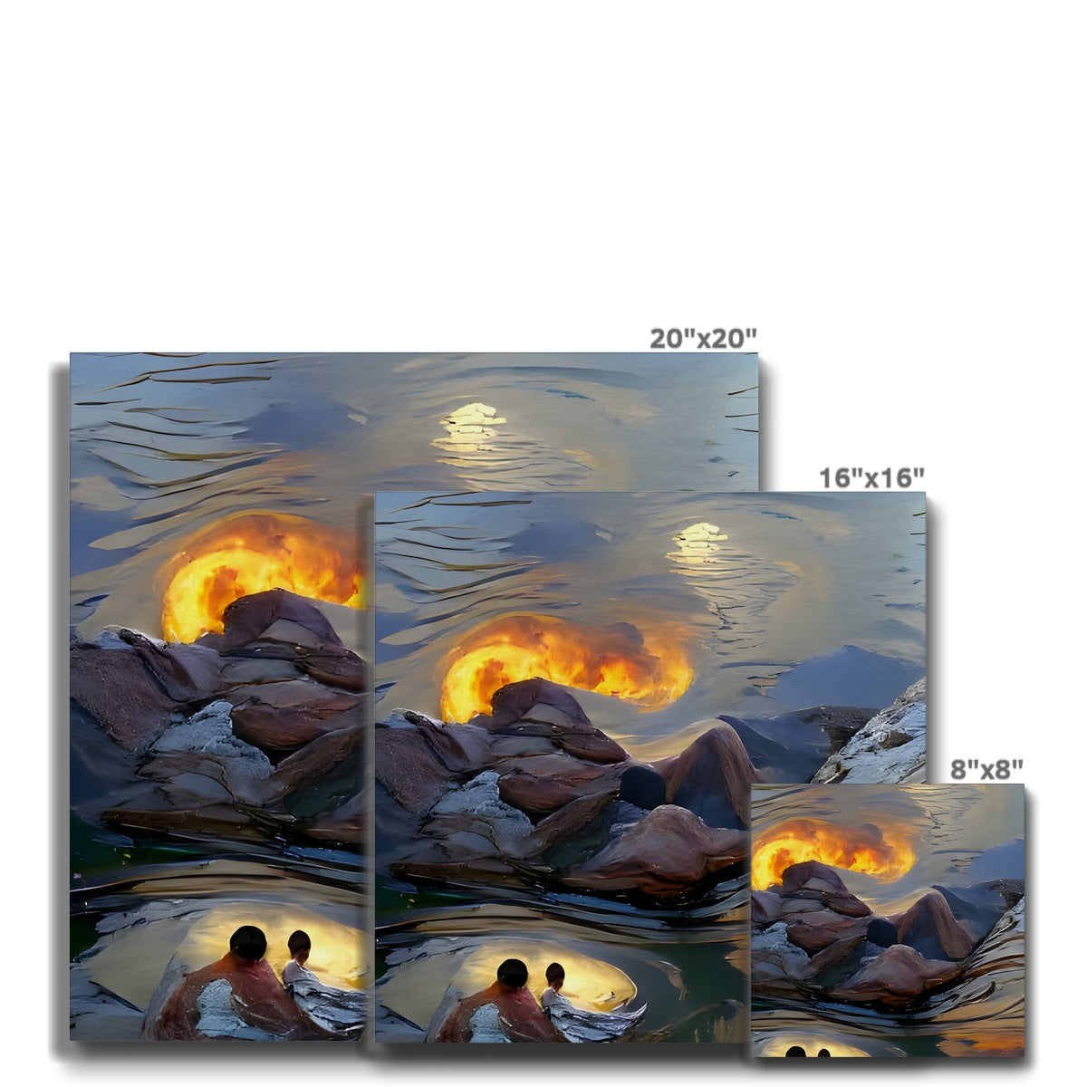 Mountains at Sunset Eco Canvas Prodigi