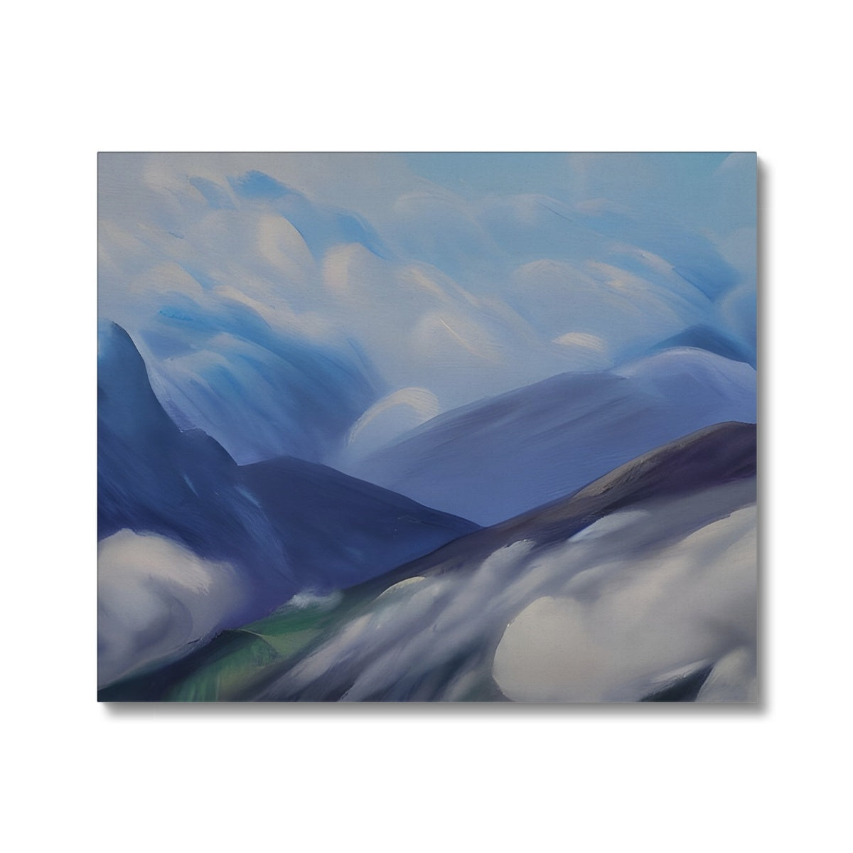 Cloudy Mountains Canvas Prodigi