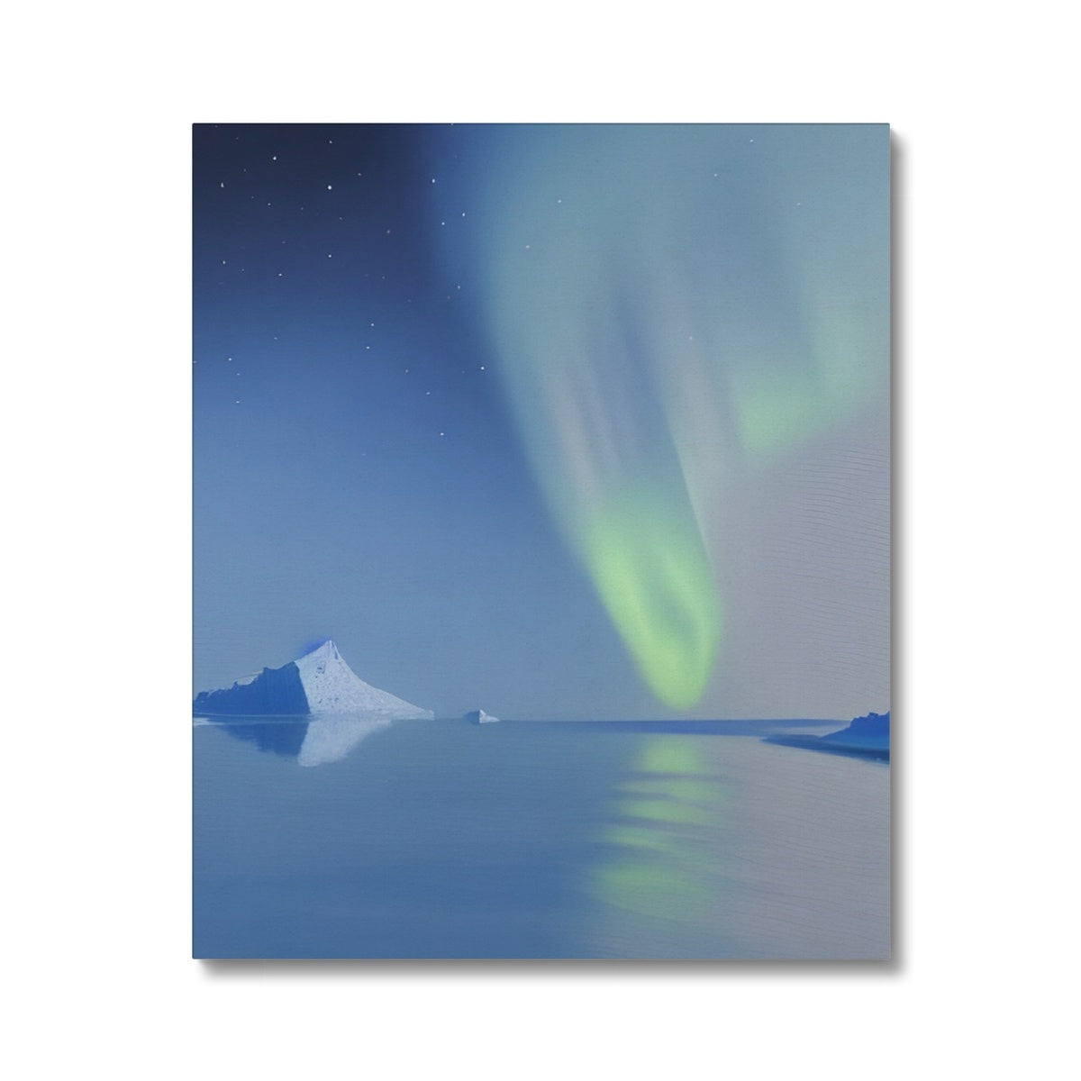 Aurora In A Ice World Canvas Prodigi