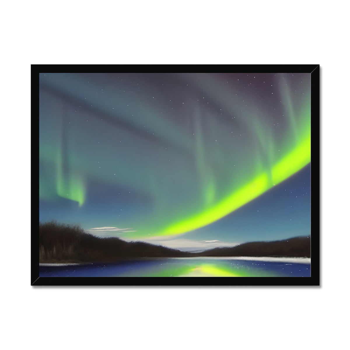 Aurora At Night Framed Print Prodigi