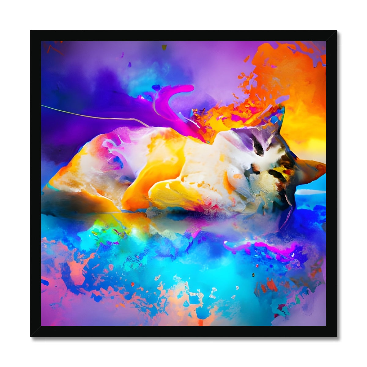 Cat's Dream Framed Print Prodigi