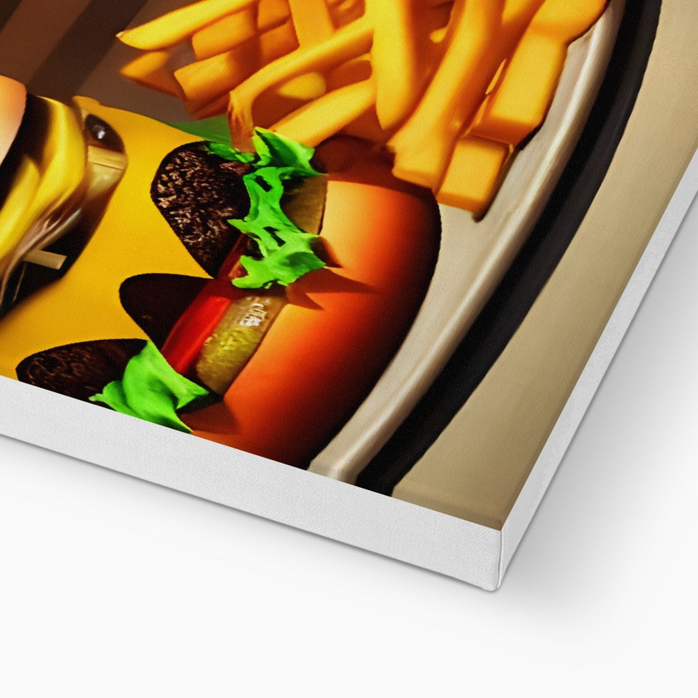 Burger & Fries Combo Eco Canvas Prodigi