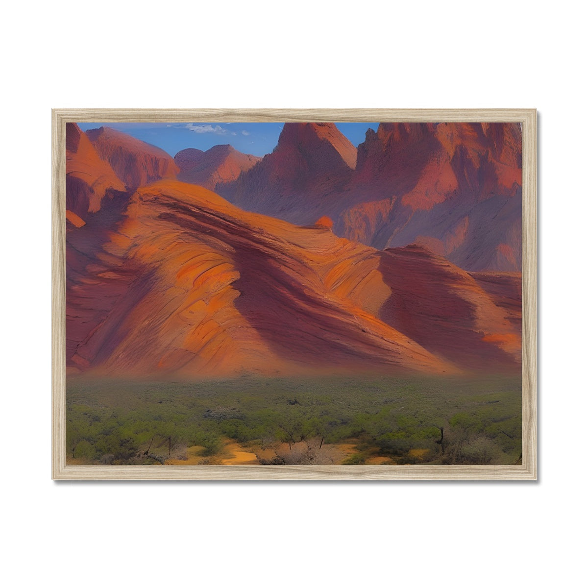 Desert Mountains Framed Print Prodigi