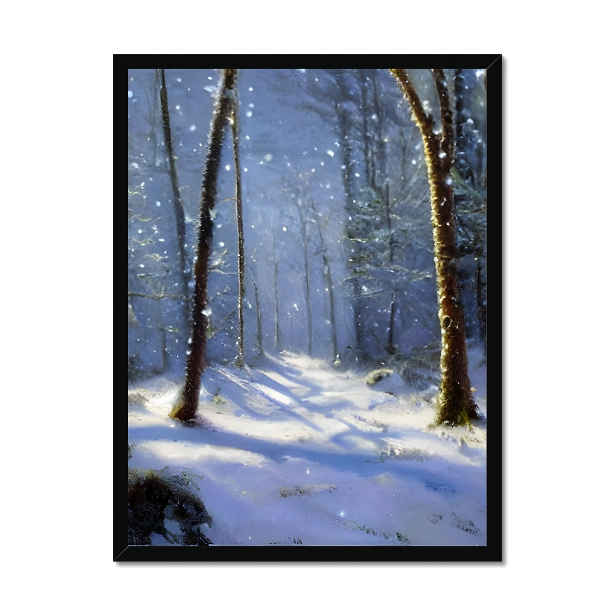 Snowy Forest Framed Print Prodigi