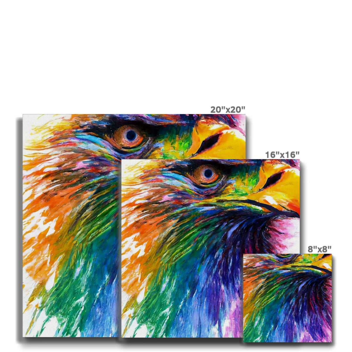 Rainbow Eagle Eco Canvas Prodigi