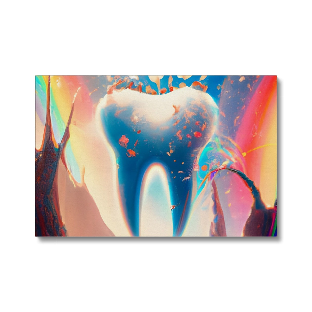 Tooth in Rainbows Eco Canvas Prodigi