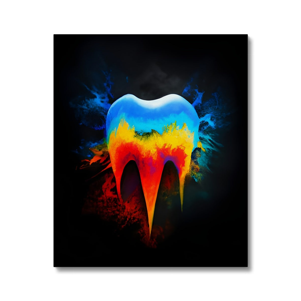 Hot to Cold Tooth Canvas Prodigi