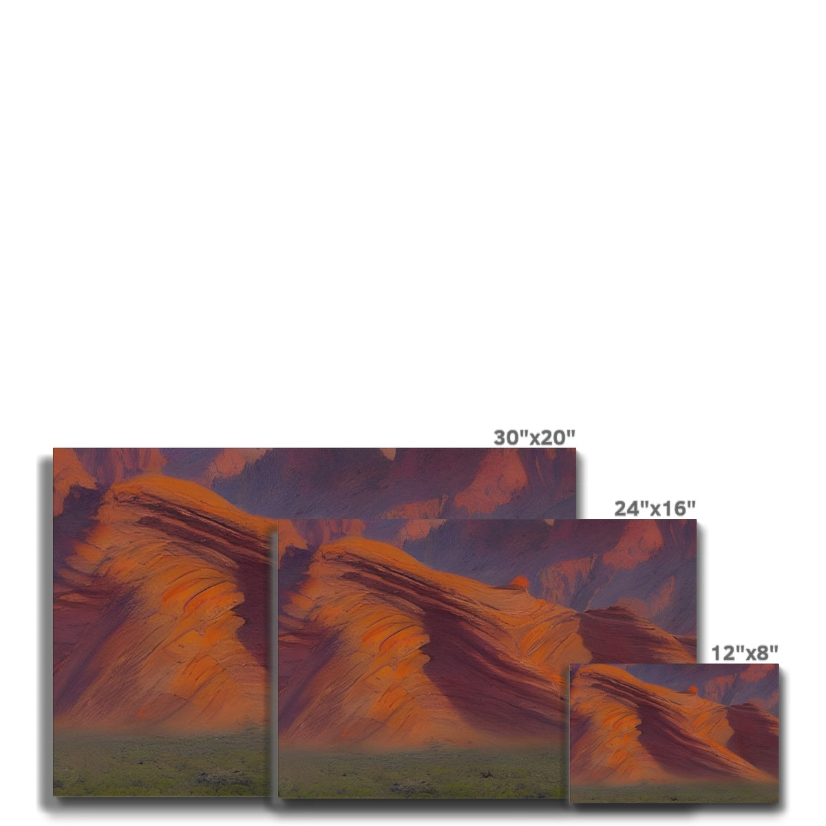 Desert Mountains Eco Canvas Prodigi