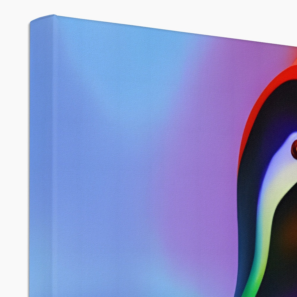 Rainbow Penguin Canvas Prodigi