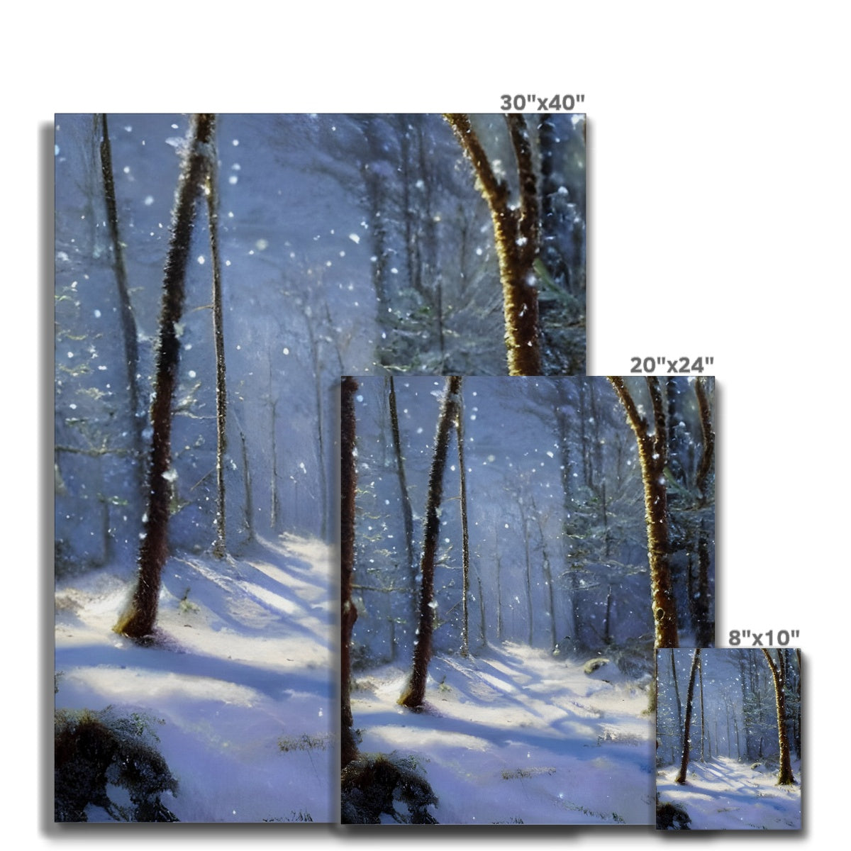 Snowy Forest Canvas Prodigi