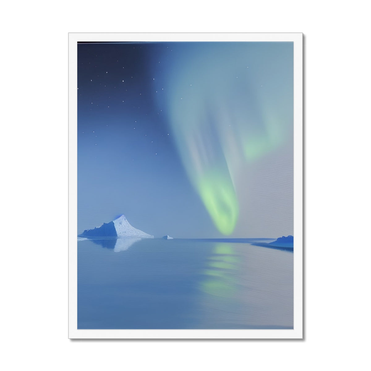 Aurora In A Ice World Framed Print Prodigi