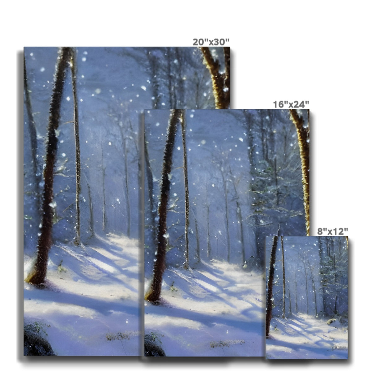 Snowy Forest Eco Canvas Prodigi