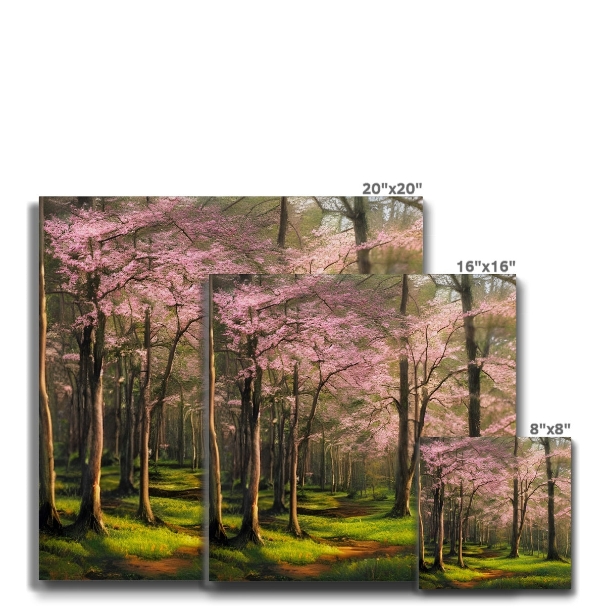 Cherry Blossom in a Forest Eco Canvas Prodigi