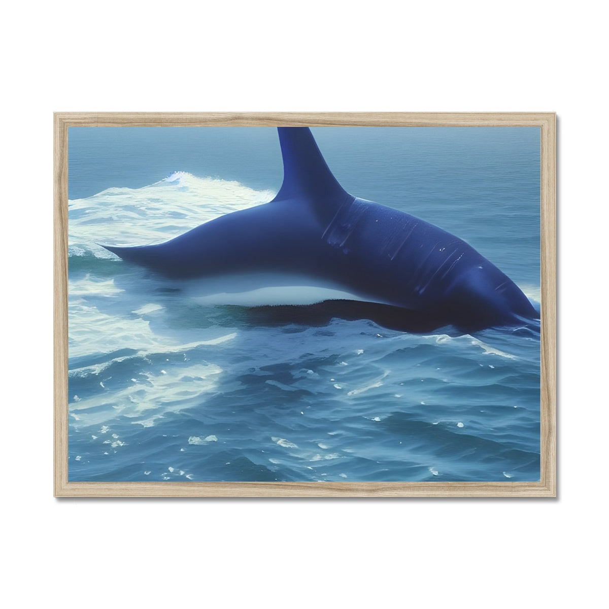 Fluke In The Ocean Framed Print Prodigi